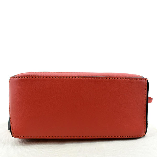 LOEWE Puzzle Mini Leather Shoulder Bag Orange