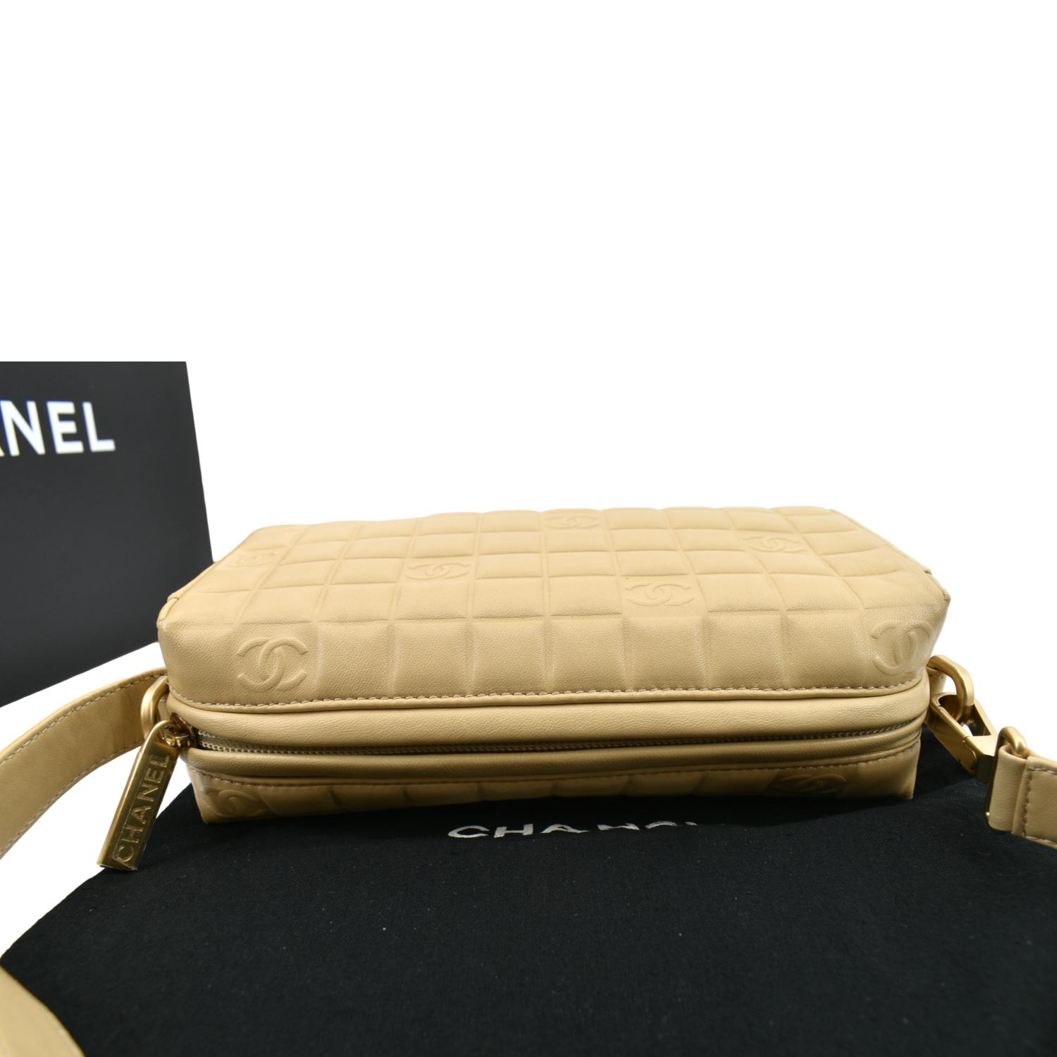 CHANEL-Chocolate-Bar-Lamb-Skin-Chain-Crossbody-Shoulder-Bag-Black –  dct-ep_vintage luxury Store
