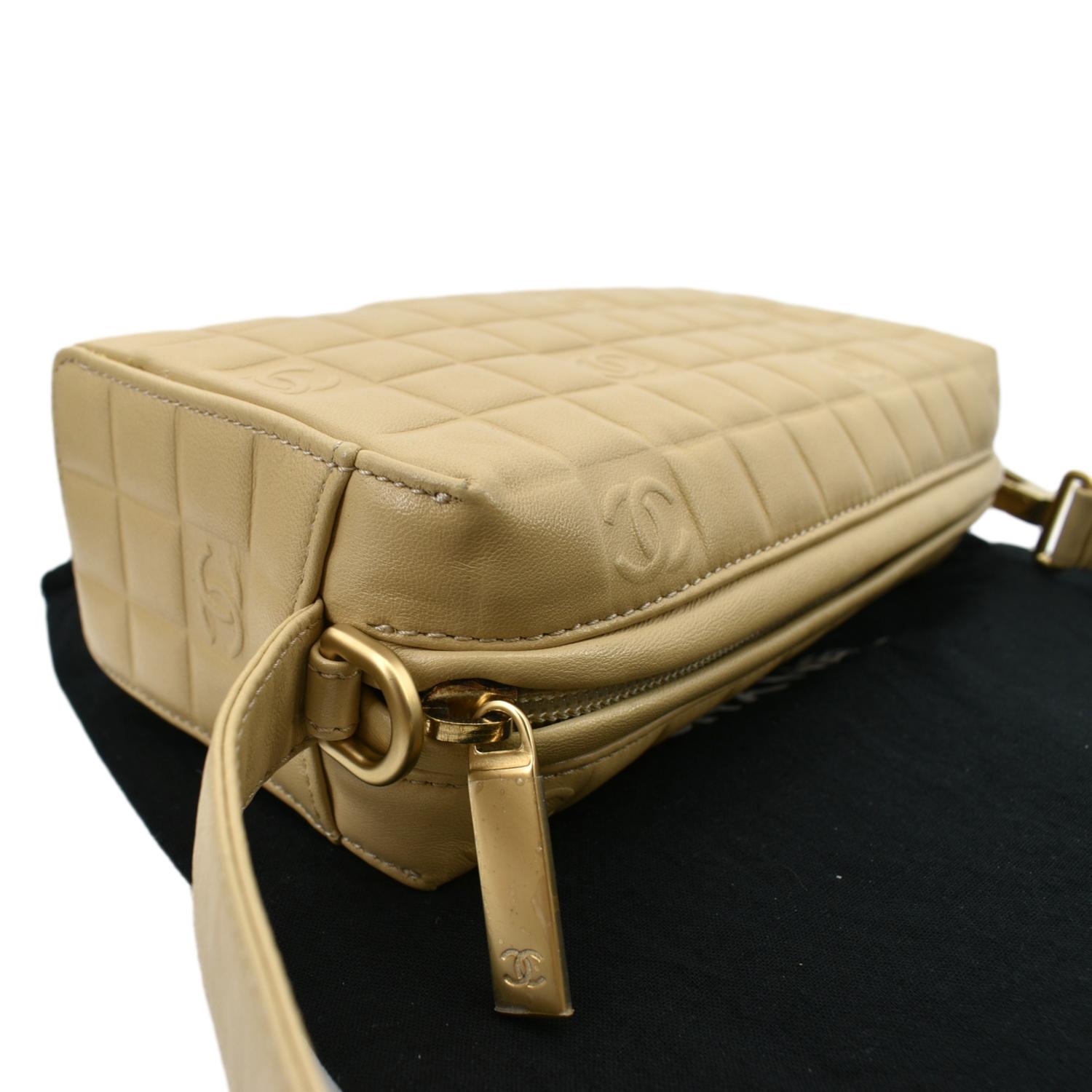 Chanel Chocolate Bar Leather Handbag