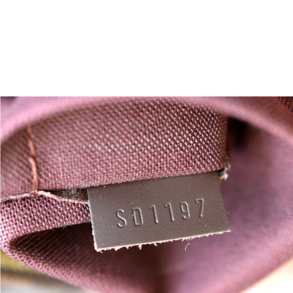 LOUIS VUITTON Iena MM Damier Ebene Shoulder Bag Brown - Sold