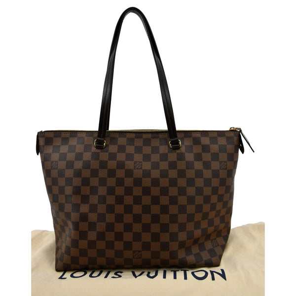 LOUIS VUITTON Iena MM Damier Ebene Shoulder Bag Brown - Sold