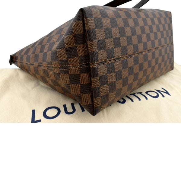 LOUIS VUITTON Iena MM Damier Ebene Shoulder Bag Brown - Sold