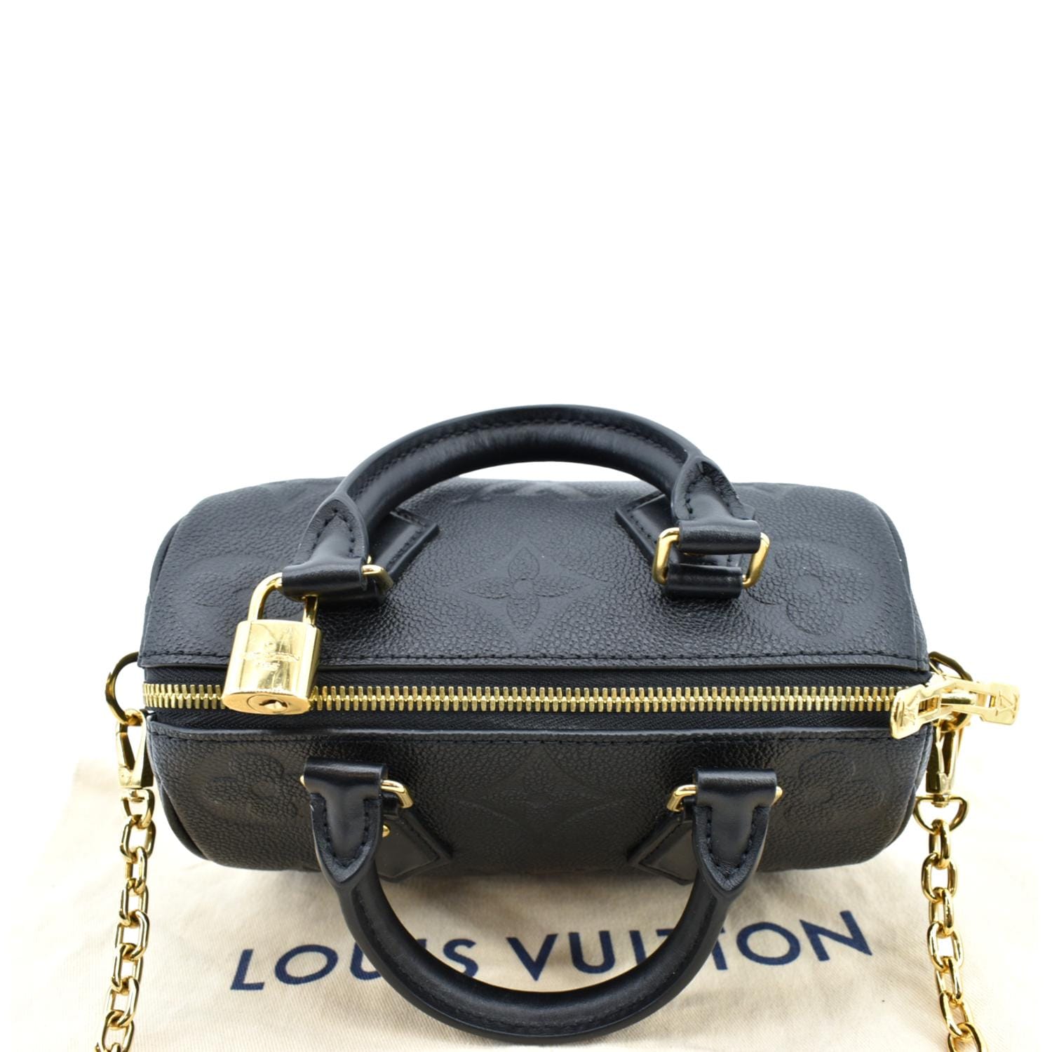 Louis Vuitton Noir Black Empreinte Speedy 20 Bandouliere Crossbody - A  World Of Goods For You, LLC