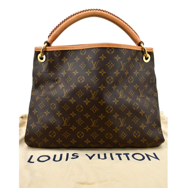 Louis Vuitton Artsy MM Monogram Canvas Hobo Bag Brown - Back