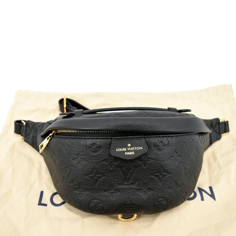 LOUIS VUITTON Monogram Empreinte Bumbag Bag Black