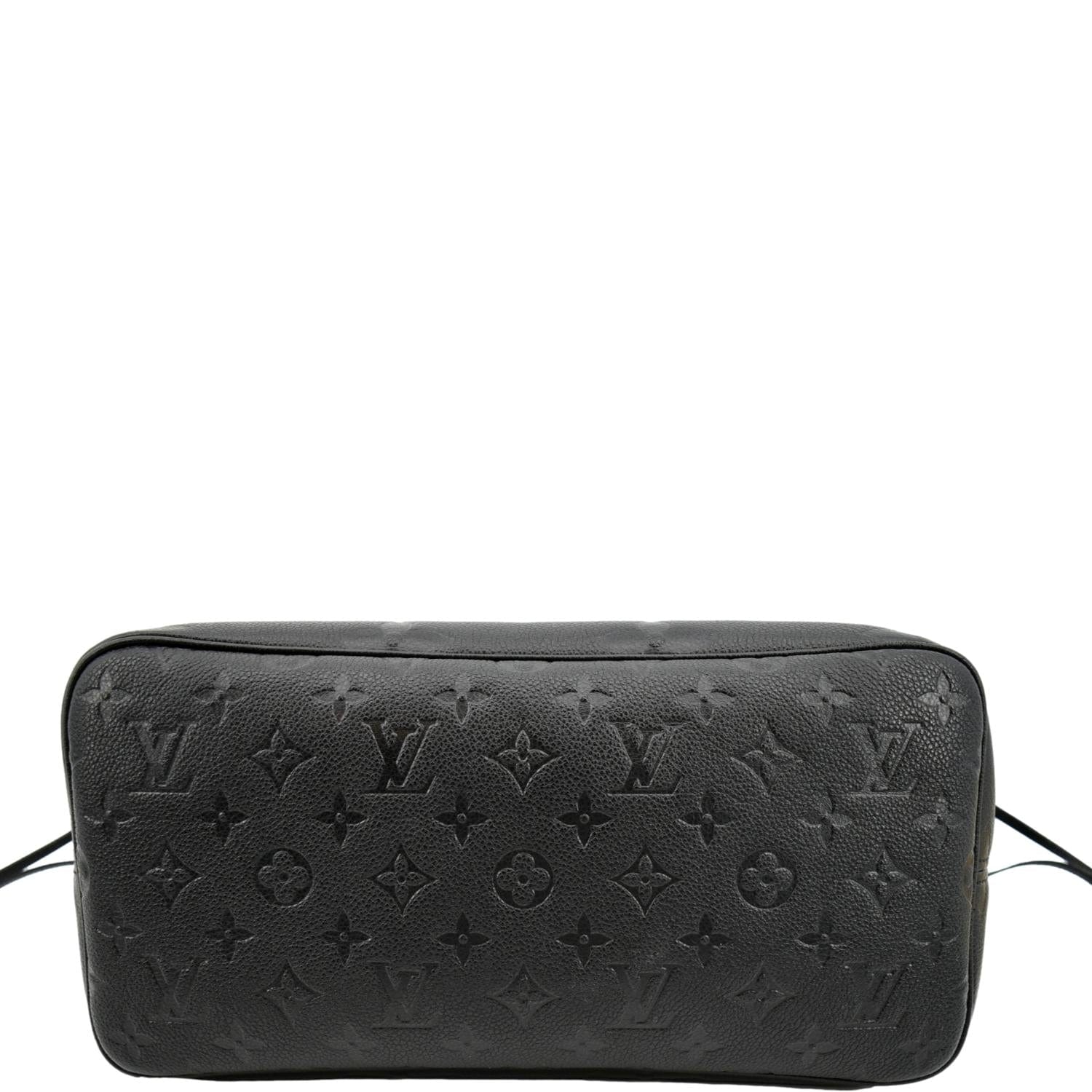 Louis Vuitton Tote Bag Neverfull MM Monogram Empreinte Leather Color Black