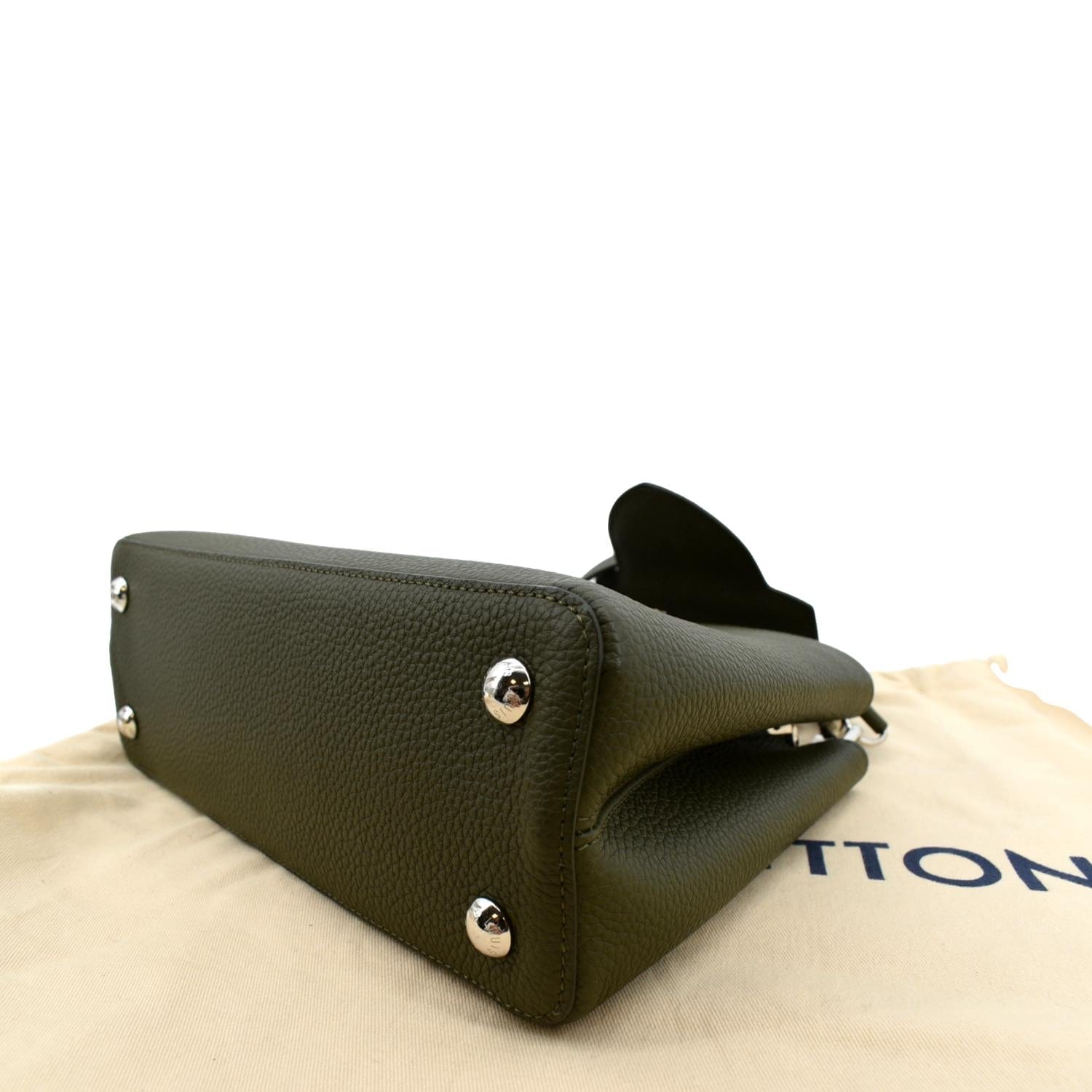 Louis Vuitton Python & Scarlet Taurillon Leather Capucines MM Bag., Lot  #58175