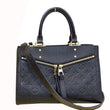 LOUIS VUITTON Sully PM Empreinte Black Leather Shoulder Handbag