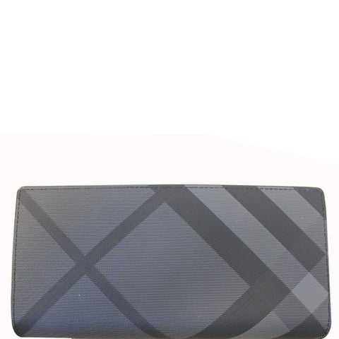 BURBERRY London Check and Leather Continental Wallet