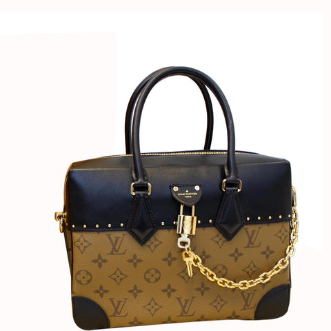 LOUIS VUITTON City Malle MM Reverse Monogram Shoulder Handbag