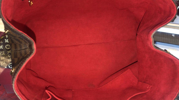 Louis Vuitton Hampstead MM - Lv Damier Shoulder Bag - inside view