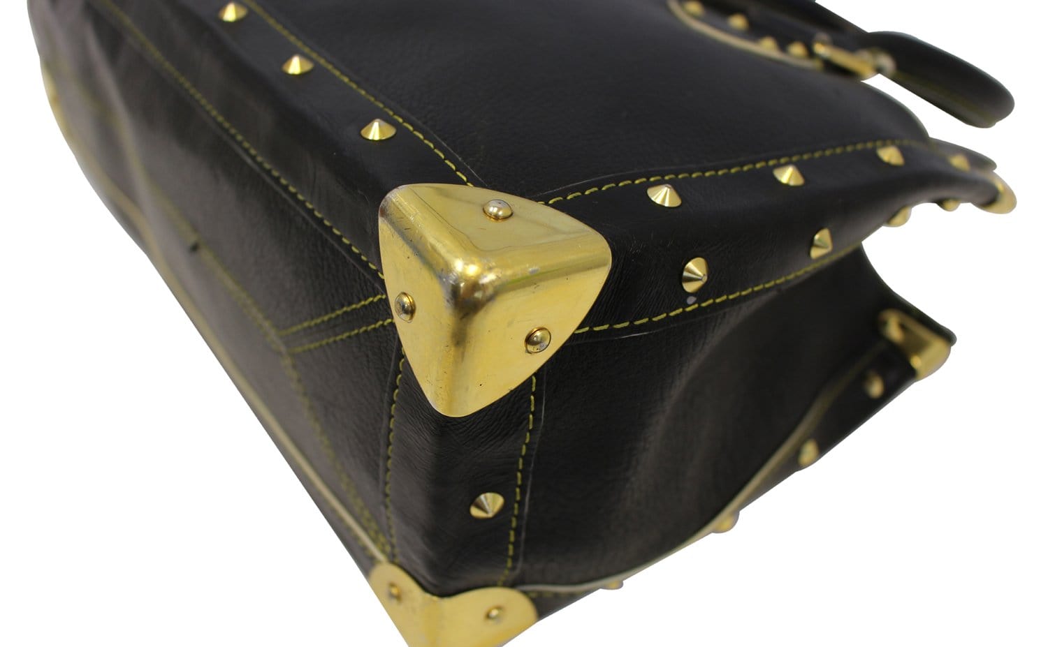 Louis Vuitton Suhali Le Fabuleaux Black Top Handle Bag For Sale at