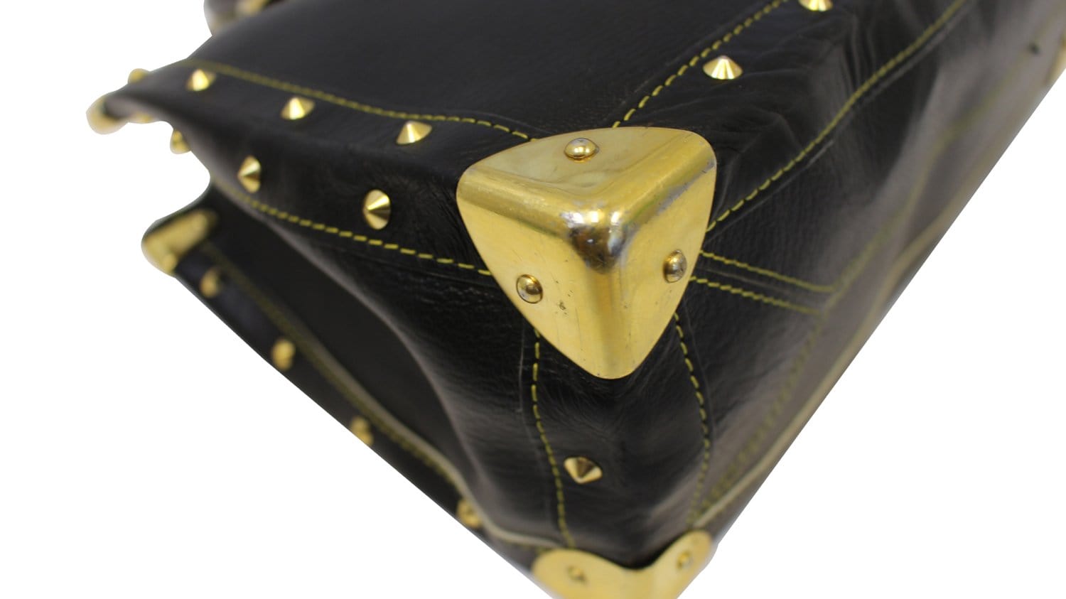 Louis Vuitton Suhali Le Fabuleux Handbag Leather Black [Guaranteed authentic]