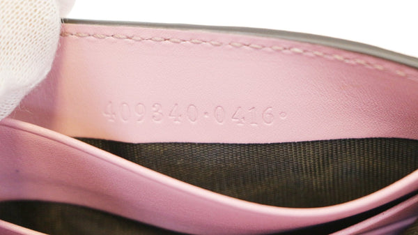 Gucci Icon Wallet - Gucci Signature Chain Wallet Pink - inside view