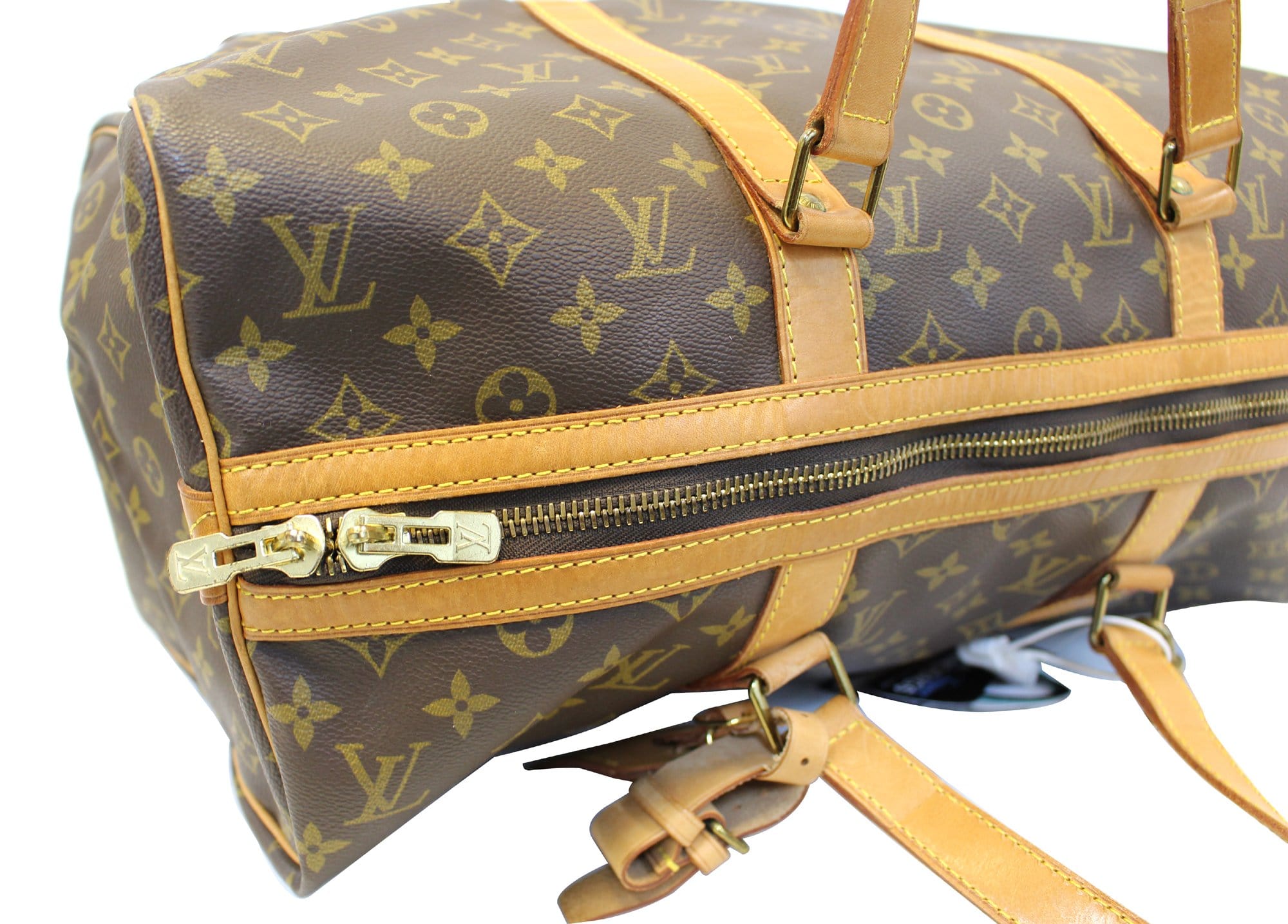 Louis Vuitton Monogram Sac Souple 45 Boston Bag M41624 LV Auth