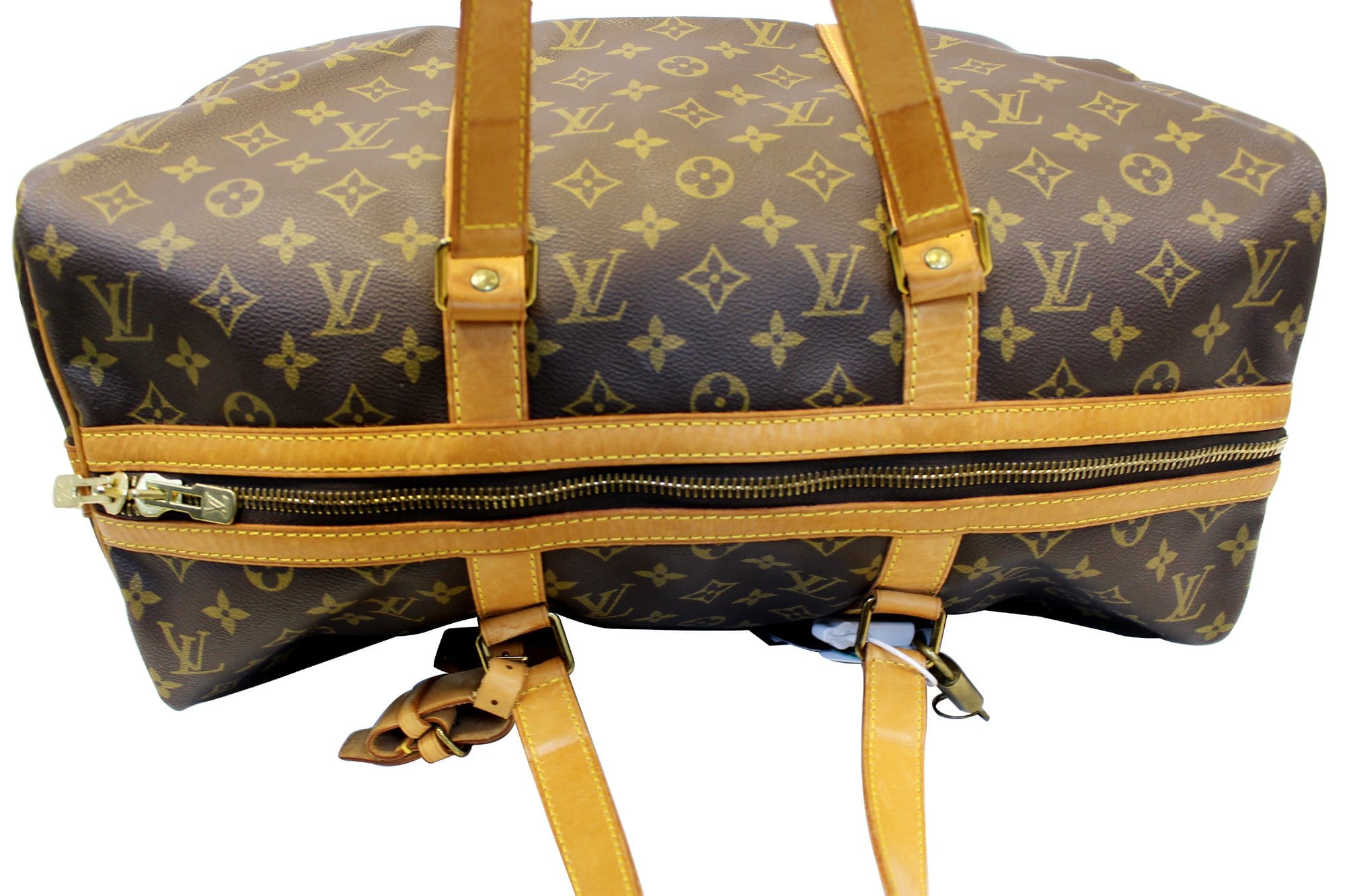 Louis Vuitton Sac Souple Monogram 45 227039 Coated Canvas Weekend/Travel  Bag For Sale at 1stDibs