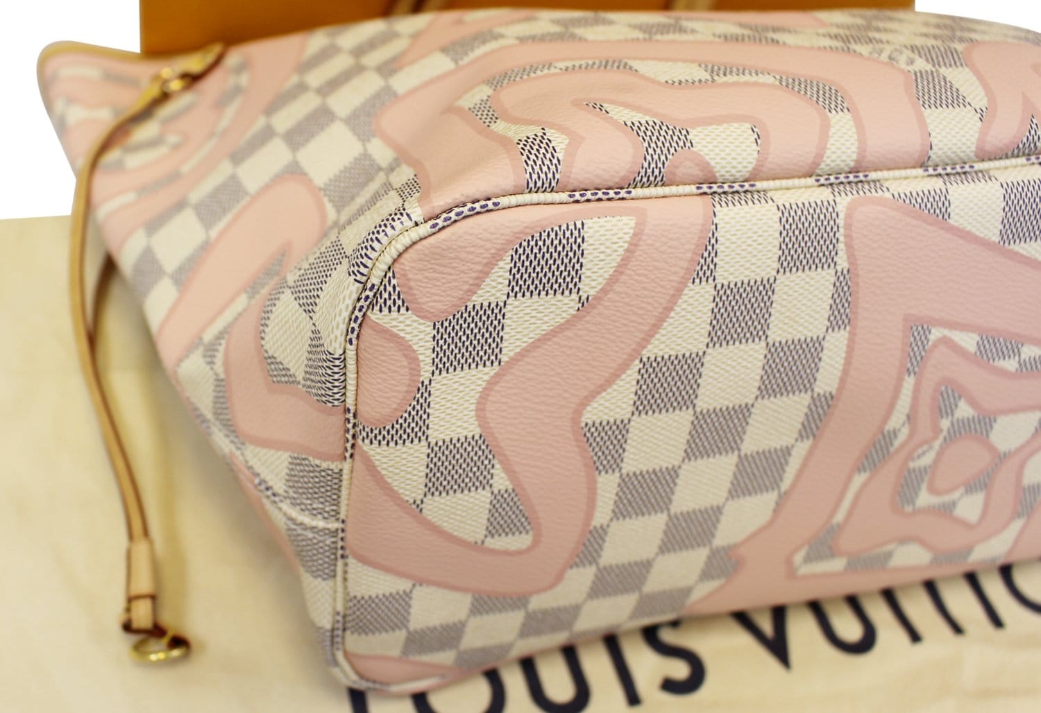 Louis Vuitton Vintage - Damier Azur Tahitienne Neverfull MM Bag - White -  Leather Handbag - Luxury High Quality - Avvenice