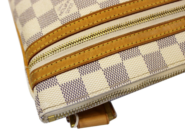 LOUIS VUITTON Damier Azur Pochette Bosphore Crossbody Bag