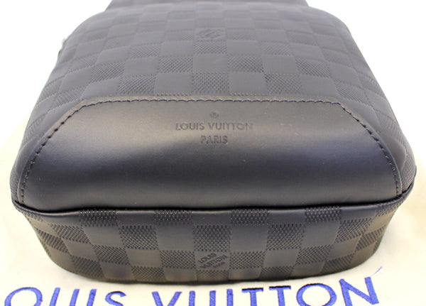 LOUIS VUITTON Onyx Damier Infini Leather Avenue Sling Backpack Bag