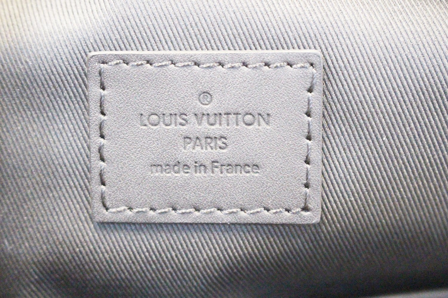 Authentic Louis Vuitton Blue Damier Infini Leather Avenue Backpack