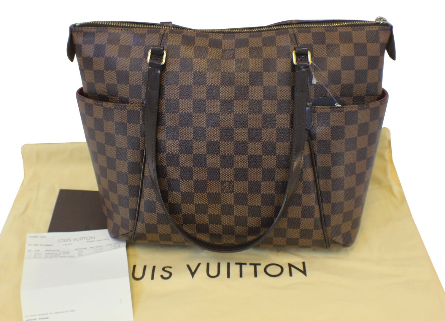 Louis Vuitton Totally MM Dark brown Leather ref.484344 - Joli Closet