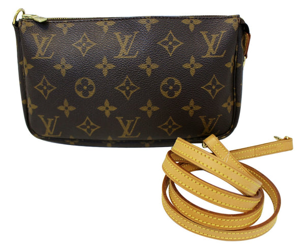 LOUIS VUITTON Monogram Canvas Pochette Accessoires Crossbody Bag