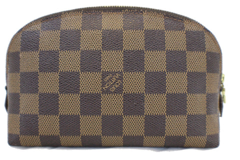 LOUIS VUITTON Damier Ebene Cosmetic Pouch Bag
