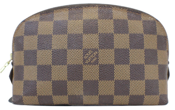 LOUIS VUITTON Damier Ebene Cosmetic Pouch Bag