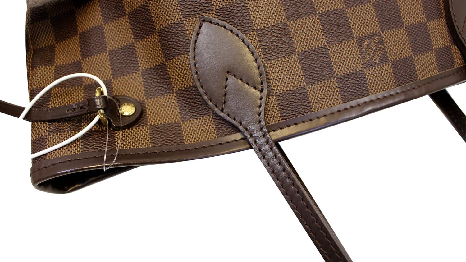 Louis Vuitton Neverfull Damier Ebene PM Tote and Pochette at 1stDibs