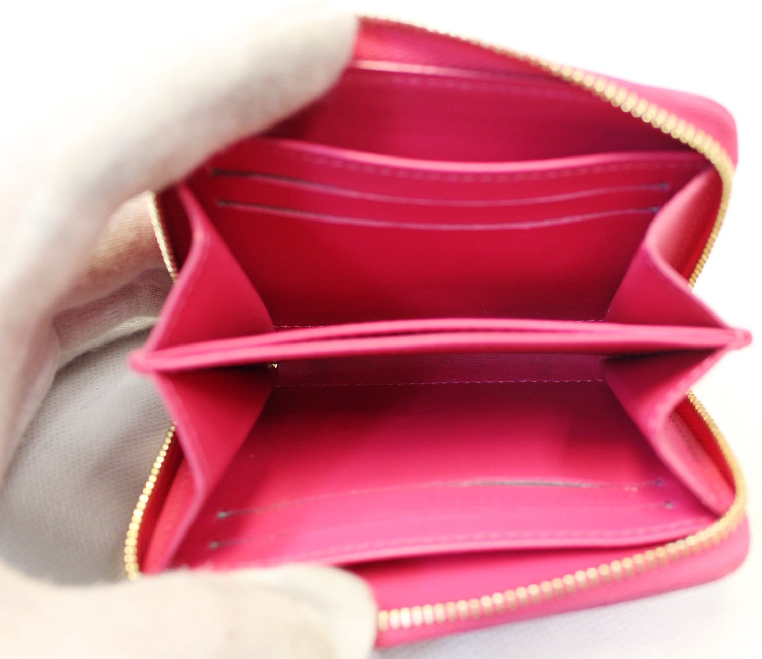 lv pink coin purse