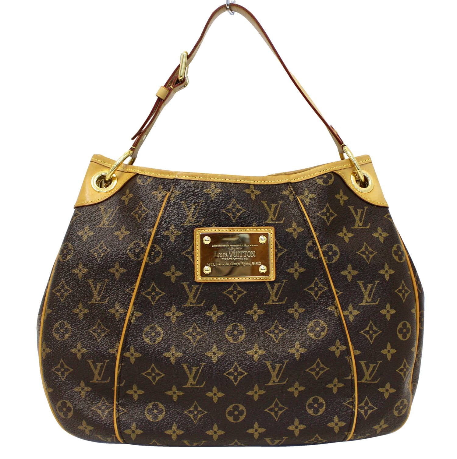 Authentic Louis Vuitton Monogram Galliera PM Shoulder Bag M56382 LV 9432D
