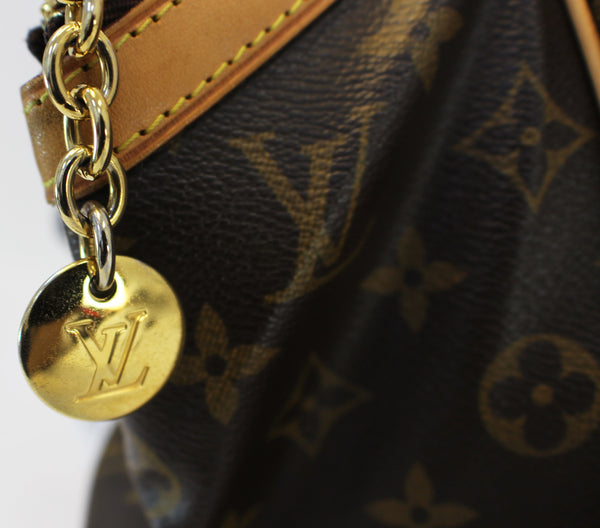 LOUIS VUITTON Monogram Tivoli GM Brown Tote Shoulder Bag