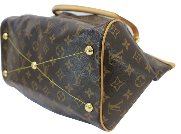LOUIS VUITTON Monogram Tivoli GM Brown Tote Shoulder Bag