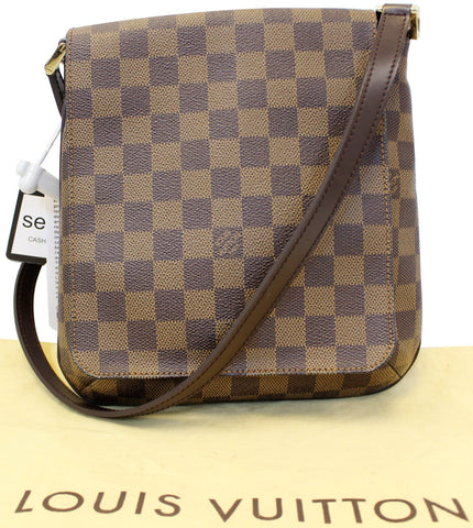 LOUIS VUITTON Damier Ebene Musette Salsa Crossbody Bag