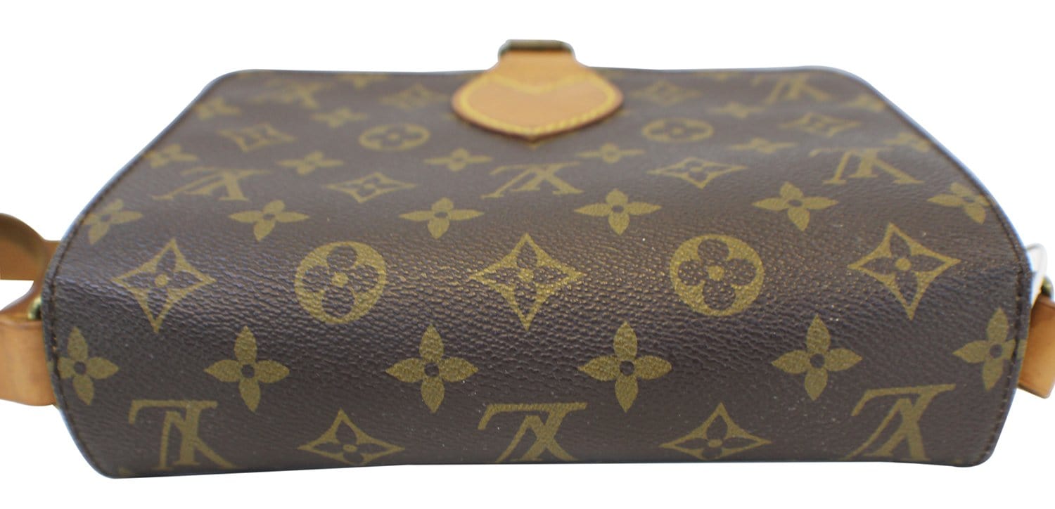Cartouchière cloth handbag Louis Vuitton Brown in Cloth - 22871015