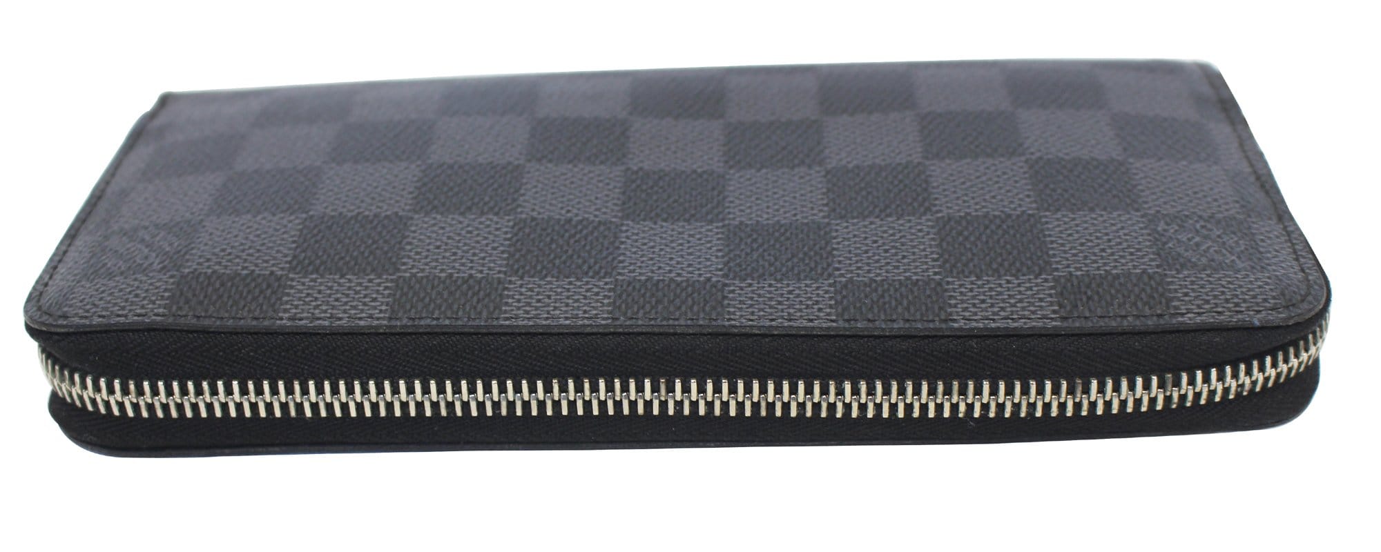 Louis Vuitton Round Zipper Long Wallet Damier Graphite Zippy Wallet  Vertical