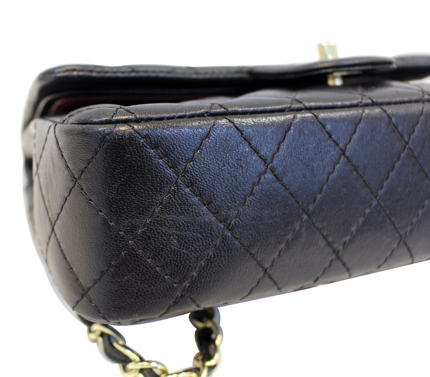 quilted chanel flap bag black