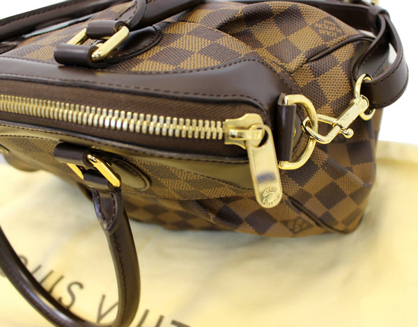 LOUIS VUITTON Damier Ebene Trevi PM Brown Shoulder Bag