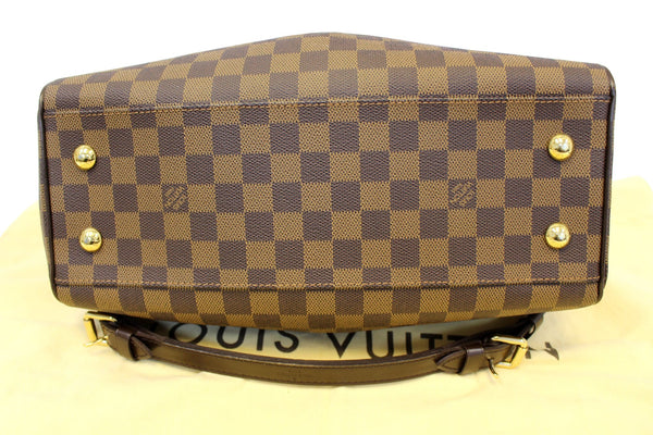 LOUIS VUITTON Damier Ebene Trevi PM Brown Shoulder Bag