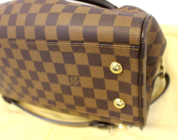 LOUIS VUITTON Damier Ebene Trevi PM Brown Shoulder Bag