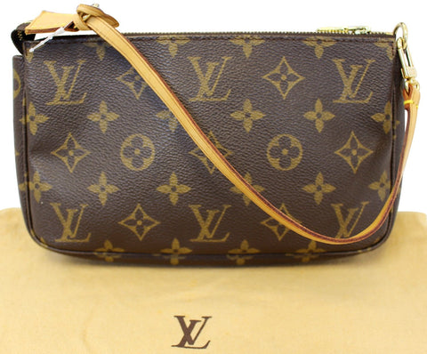 LOUIS VUITTON Monogram Canvas Pochette Accessoires Pouch Bag