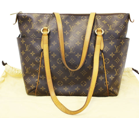 LOUIS VUITTON Used  Monogram Canvas Totally MM Tote Brown Bag