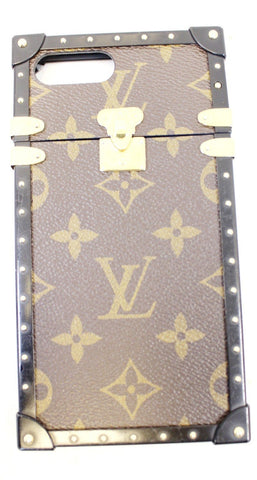 LOUIS VUITTON Eye-Trunk Monogram Eclipse IPhone 7 Plus Case