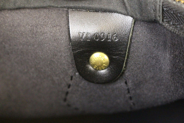 LOUIS VUITTON Epi Leather Black Speedy 30 Satchel Bag Pre Loved