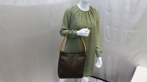 LOUIS VUITTON Monogram Canvas Looping GM Shoulder Bag