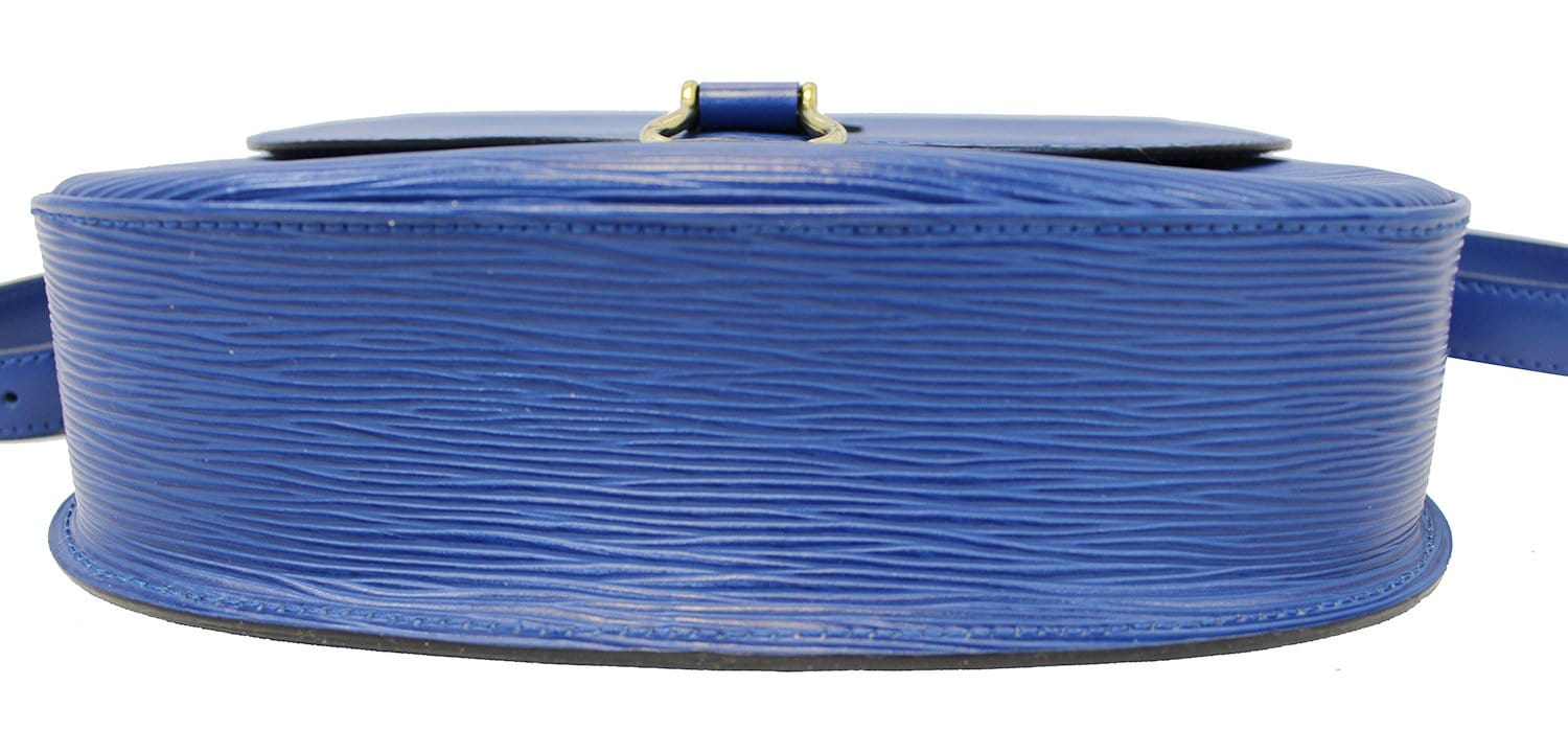Saint cloud leather crossbody bag Louis Vuitton Blue in Leather - 25750555