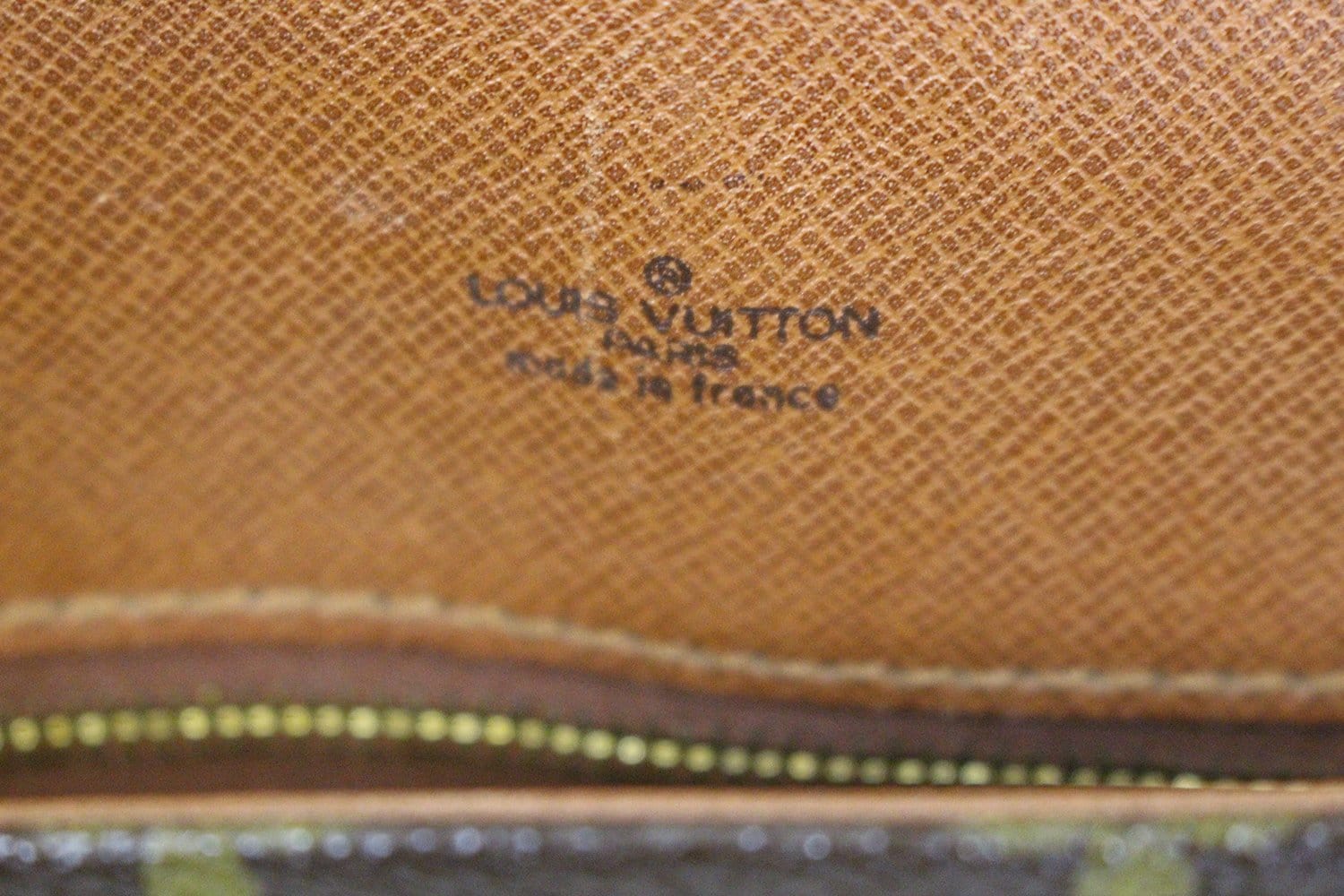 Louis Vuitton Chantilly MM Monogram Canvas Brown Leather ref