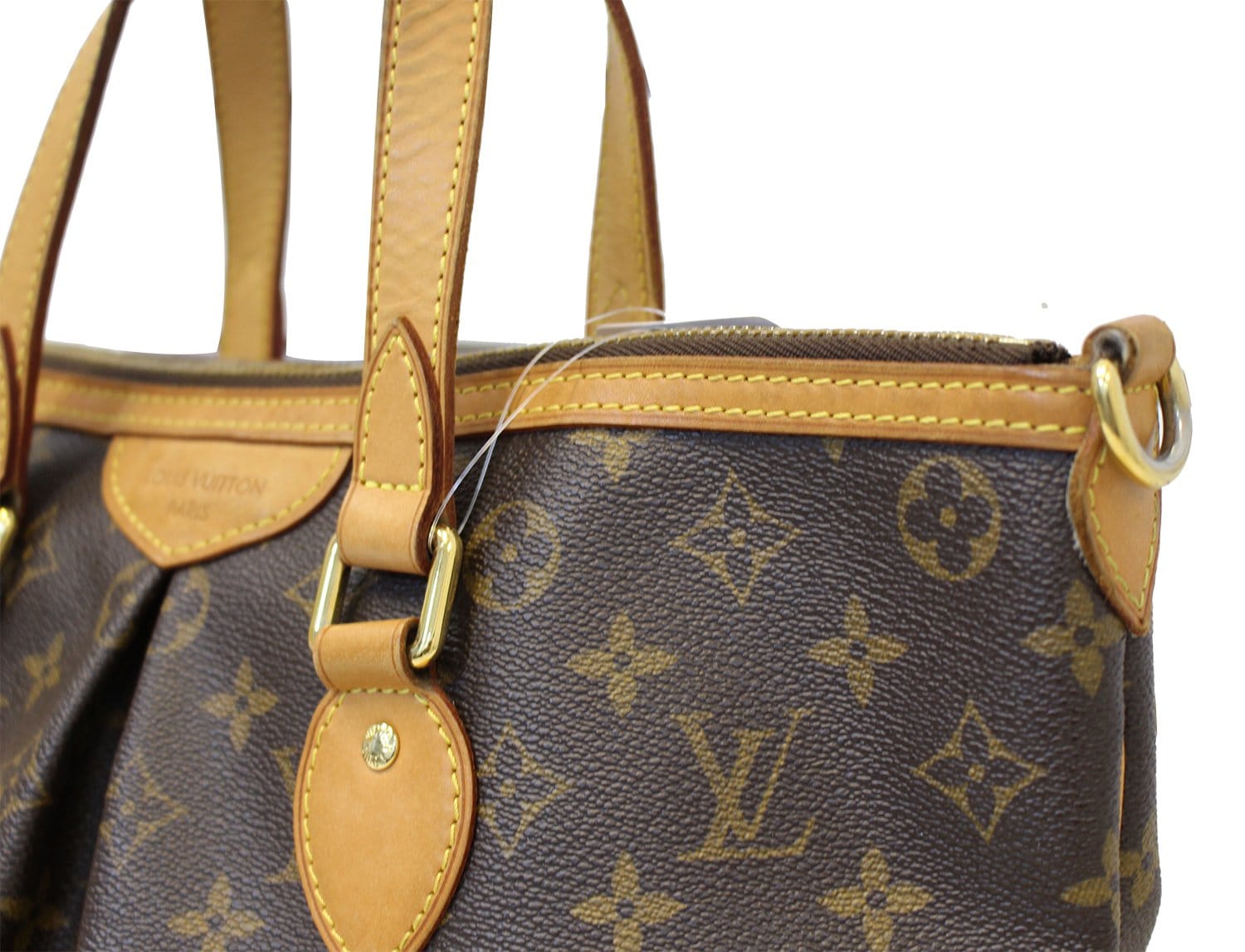 Palermo cloth handbag Louis Vuitton Brown in Cloth - 24456670