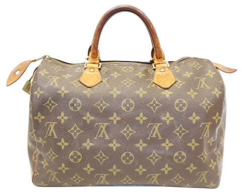 LOUIS VUITTON Monogram Canvas Speedy 30 Satchel Bag