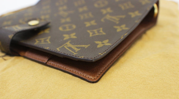 LOUIS VUITTON Monogram Brown Agenda GM Planner Cover